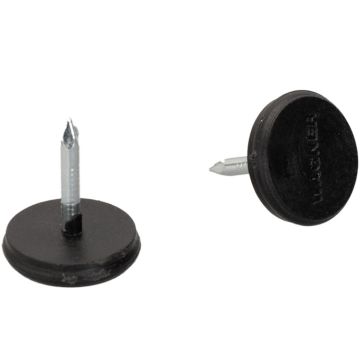 QuickClick Basis Ø14 – Nagelmontage – Schwarz