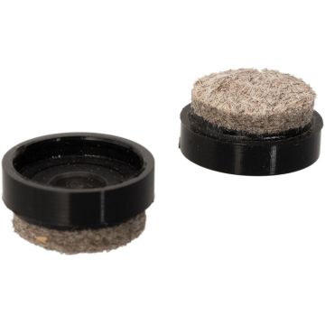 QuickClick Gleiter Ø 17 mm – Schwarz
