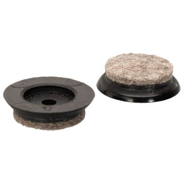 QuickClick Gleiter Ø 25 mm – Schwarz
