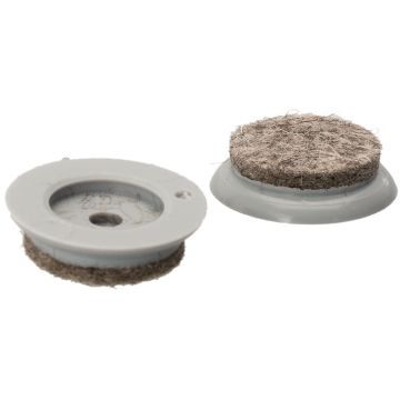 QuickClick Gleiter Ø 25 mm – RAL 7040