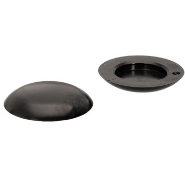 QuickClick Gleiter Ø 25 mm – Schwarz