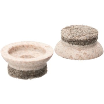 QuickClick Gleiter Ø 20 mm – Weiß Eco