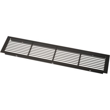 Lüftungsgitter 400 x 86 mm Schwarz