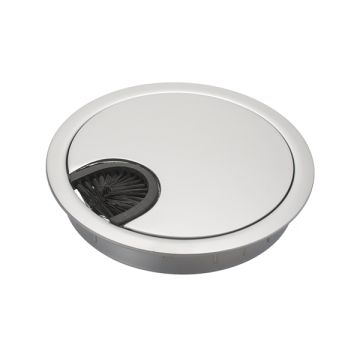 Kabeldurchlass Ø 80 mm Alu Optik