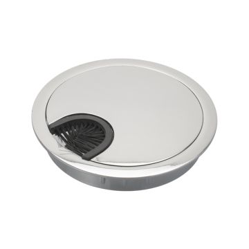 Kabeldurchlass Ø 80 mm Glänzend Verchromt