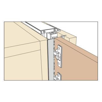 SALICE - Exedra Frontabdeckung Schwarz VE55KIT0202