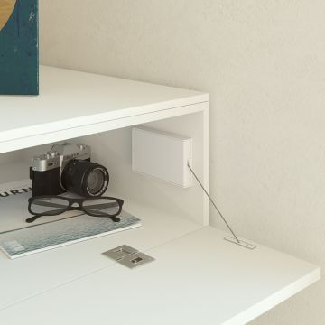 Kiaro Easy Soft Weiß – Öffnungssystem für Klapptüren, Set