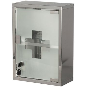 Medizinschrank aus Edelstahl