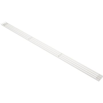 Lüftungsgitter 596 x 37,3 mm Weiß